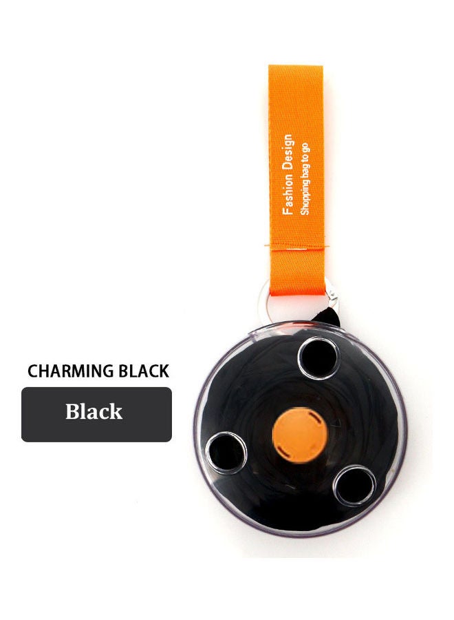 Reusable Portable Folding Telescopic Disc Storage Bag Black/Orange