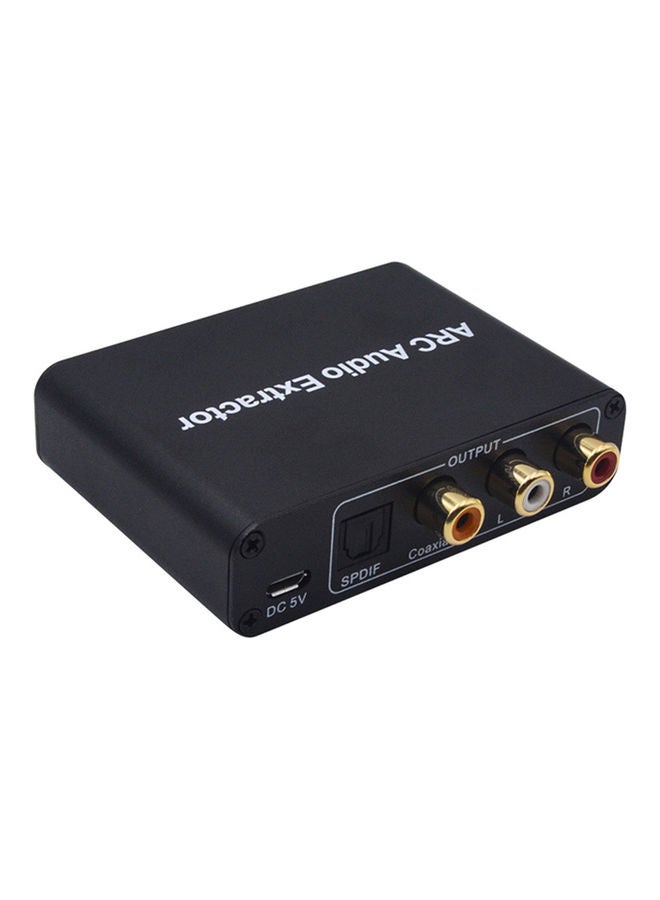 Generic HD ARC Adapter Audio Extractor Stereo Splitter V9318_P Black  - Image 2