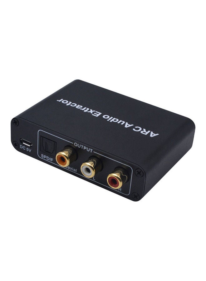 Generic HD ARC Adapter Audio Extractor Stereo Splitter V9318_P Black  - Image 3