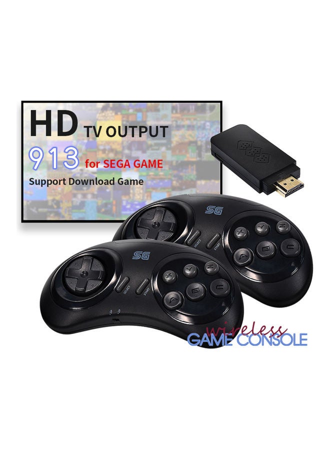 2-Piece Controllers with Game Stick and Power Cable for Sega Games - Image 2