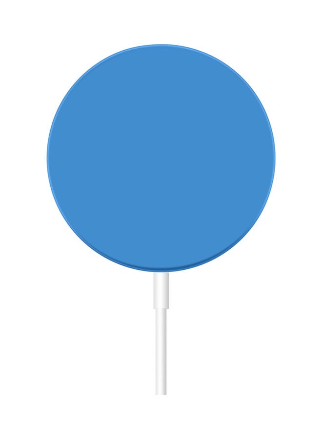 Generic - Silicone Protective Case Cover for Apple iPhone Wireless Charger Blue - Image 1