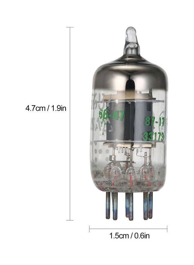 Generic - 2-Piece 5654W Electronic Tube Vacuum Tubes Replacement V8575_P Transparent - Image 1
