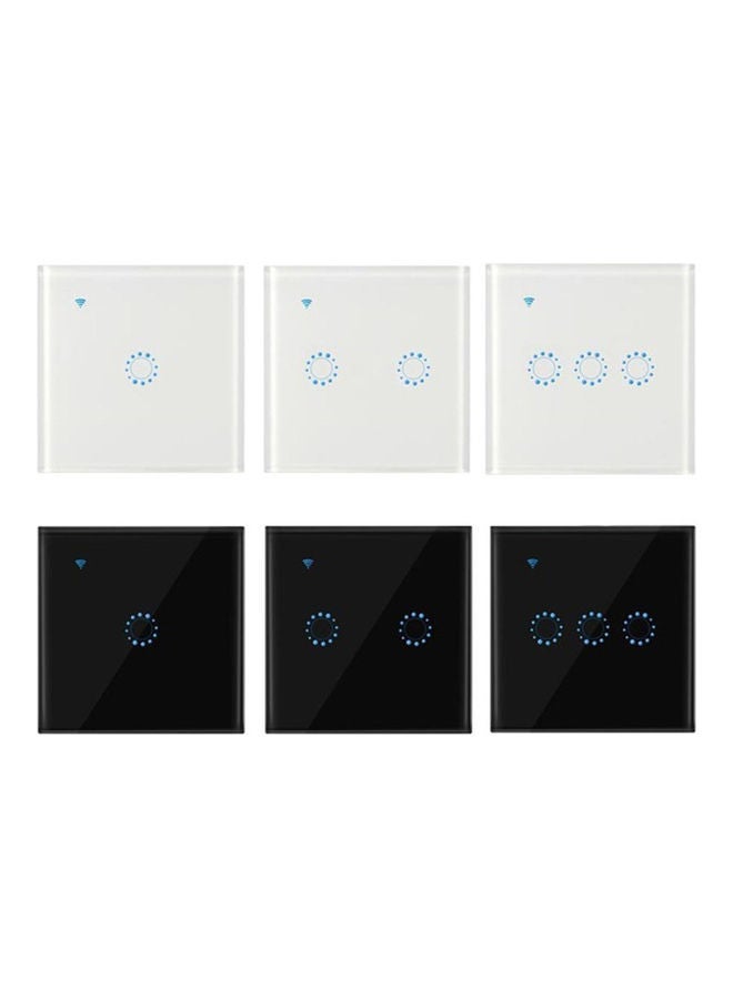 مفتاح إضاءة لاسلكي ذكي يعمل بتقنية الواي فاي أسود - Image 5