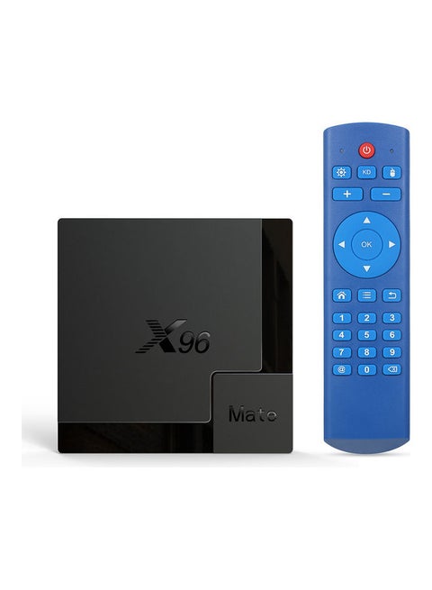 X96 Mate Android 10.0 Smart TV Box with Remote V8998EU-32G_P Black/Blue