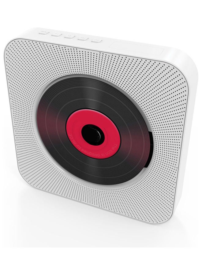 Wall Mounted CD Player Bluetooth Speakers White - Image 2