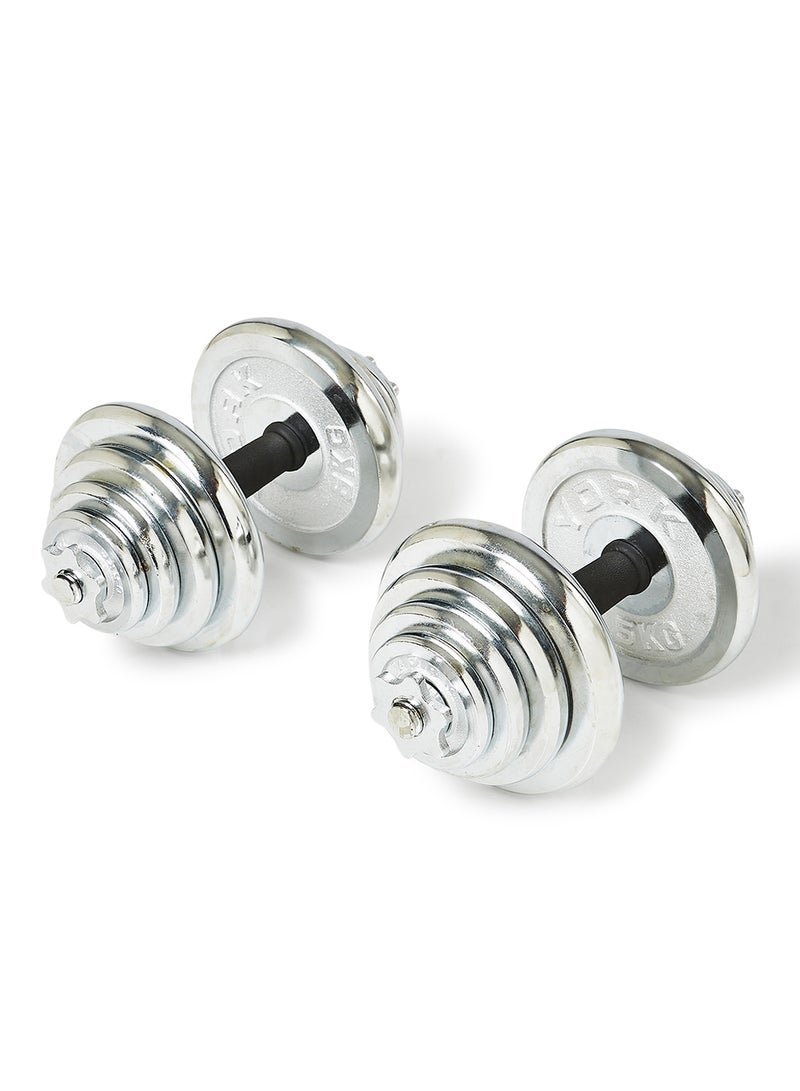 YORK Chrome Set 50 Kg Ykcd50 York 15kg - Image 2