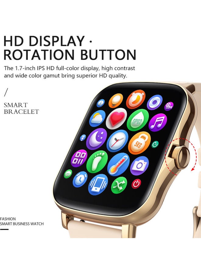Y20 Touch Screen Smart Sports Watch Gold - Image 5