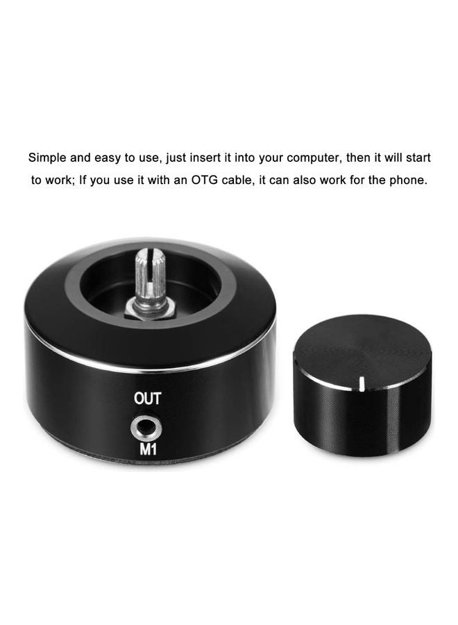 M1 Mini Active Volume Control Knob V9218_P Black - Image 2