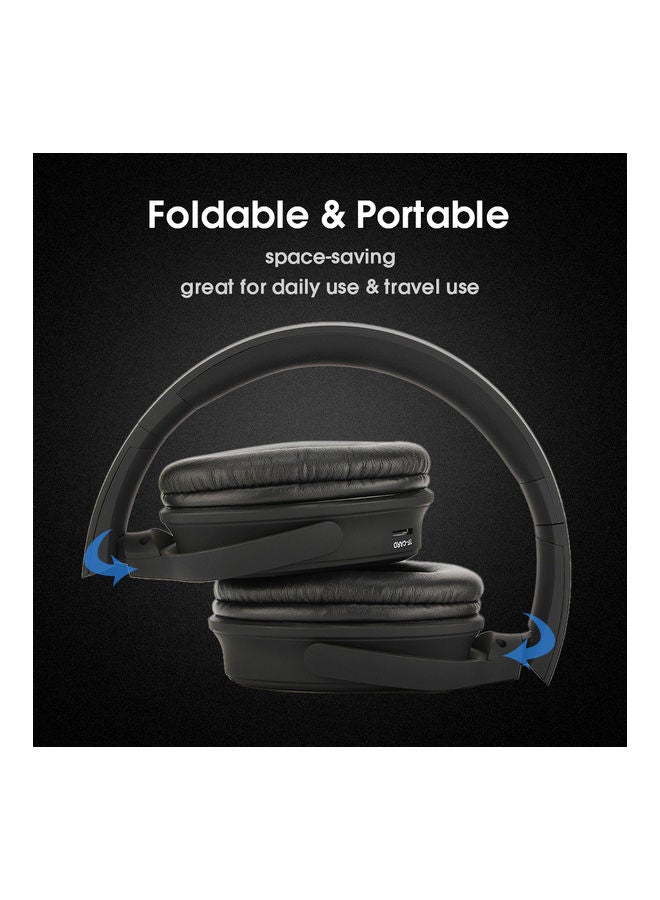 Generic - Wireless On Ear Headphones Black - Image 1