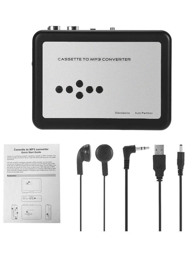 Ezcap - Cassette Tape-to-MP3 Converter V8996_P Black/Grey - Image 1