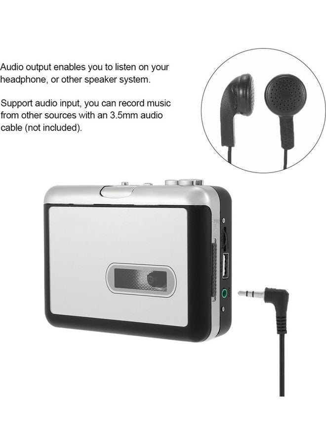 Ezcap - Cassette Tape-to-MP3 Converter V8996_P Black/Grey - Image 1