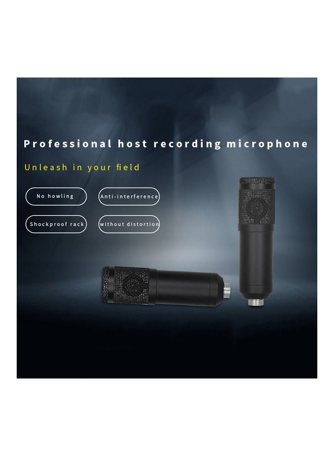 Multifunctional Live Sound Card Microphone Set V6957-1_P Black - Image 2