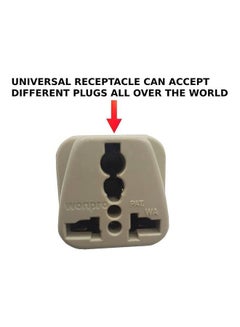 WONPRO Universal Travel Adapter White  - Image 4