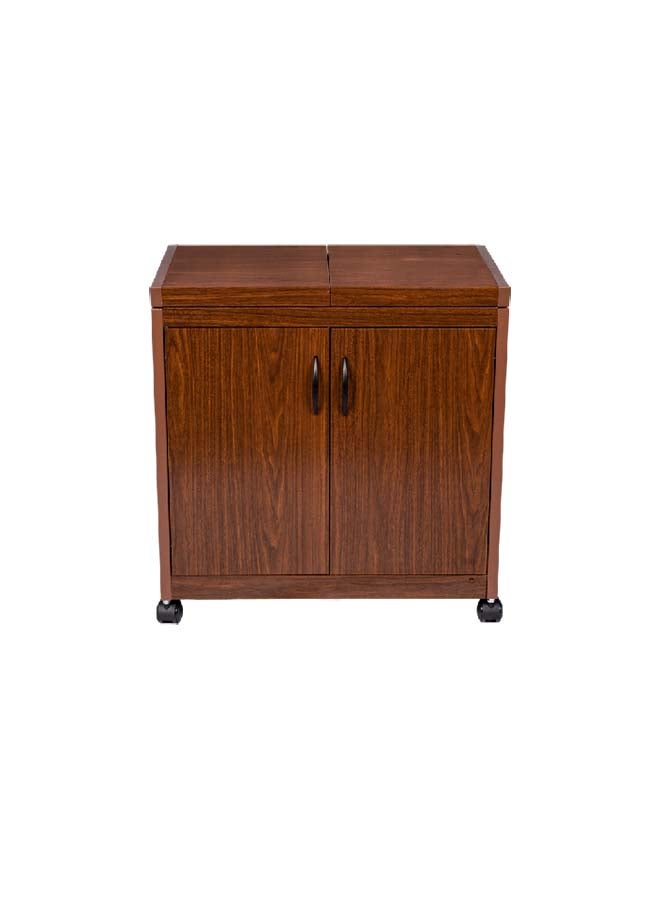 جورنجي عربة وولف باور قائمة بذاتها مع 3 أطباق لتسخين الطعام وغطاء بتصميم منزلق WPS6232DB - Image 4