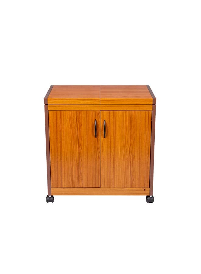 جورنجي عربة وولف باور قائمة بذاتها مع 3 أطباق لتسخين الطعام وغطاء بتصميم منزلق WPS6232GO ذهبي - Image 2