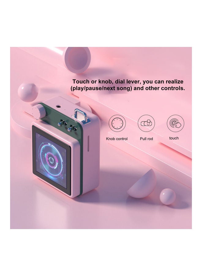 Generic - M188 BT MP3 Portable Music Video Mini Player V9471P_P Pink - Image 1