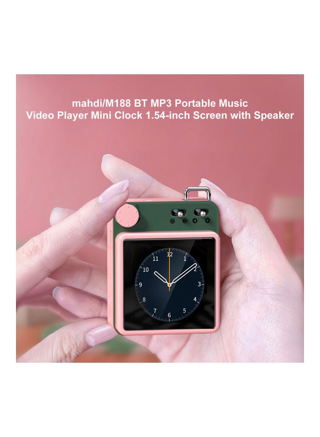 Generic - M188 BT MP3 Portable Music Video Mini Player V9471P_P Pink - Image 1