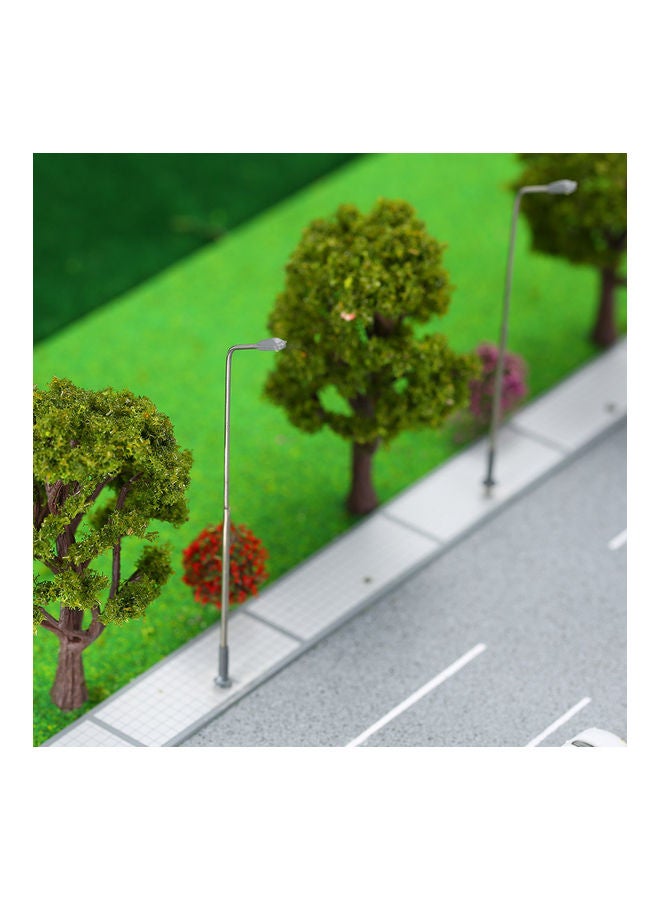 طقم مصابيح معدنية بتصميم الشوارع مكون من 10 قطع 9.5 x 9 x 0.5سم - Image 3