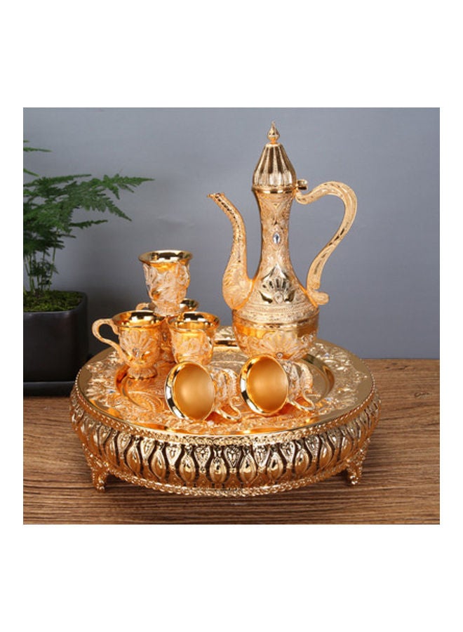 NIBEMINENT European High-End Vintage Wine Set Gold/Silver 