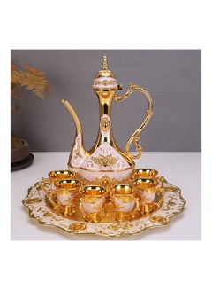 NIBEMINENT European High-End Vintage Wine Set Gold/Light Pink 
