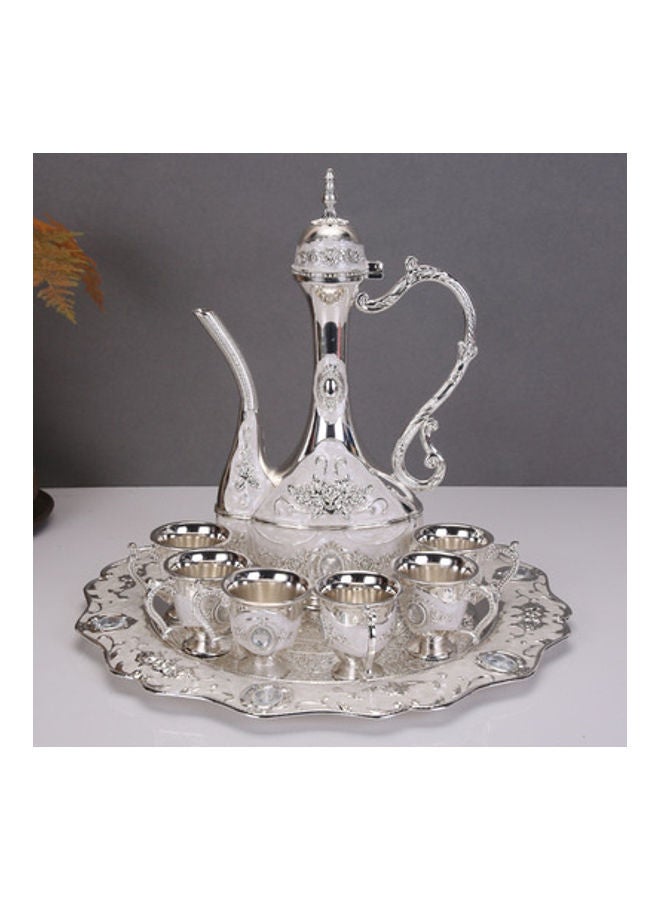 NIBEMINENT European High-End Vintage Wine Set Silver 