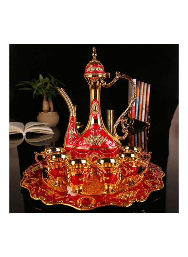 NIBEMINENT European High-End Vintage Wine Set Pink/Gold 