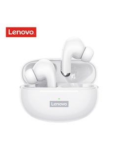 Lenovo LP5 TWS Bluetooth-Compatible Earphone Wireless Earbuds Sport Gaming White  - Image 1