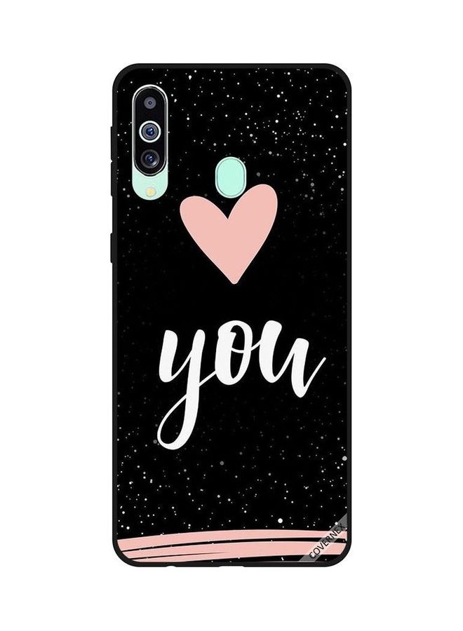 كوفرنيكس غطاء حماية واقٍ لهاتف سامسونج جالاكسي M40/A60 عبارة "Love You"  - Image 1