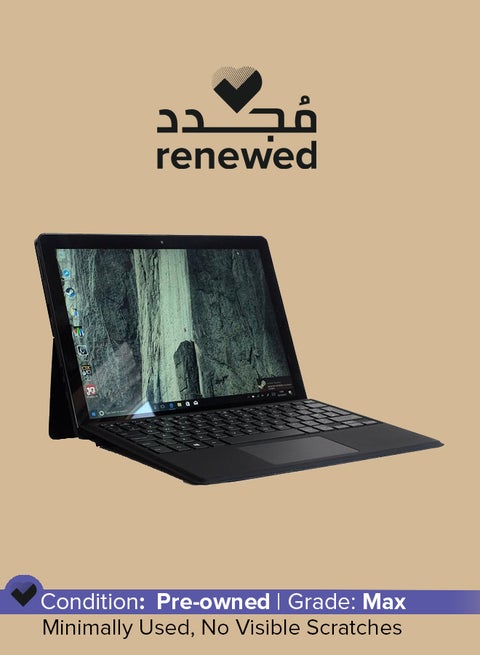 تم تجديده - كمبيوتر محمول لاتيتود 5285 (2017) قابل للفصل مع شاشة تعمل باللمس مقاس 12.3 بوصة ومعالج انتل كور i5 / الجيل السابع / ذاكرة وصول عشوائي 8 جيجابايت / 256 جيجابايت اس اس دي / انتل عالي الجودة جرافيكس 620 الإنجليزية/العربية أسود