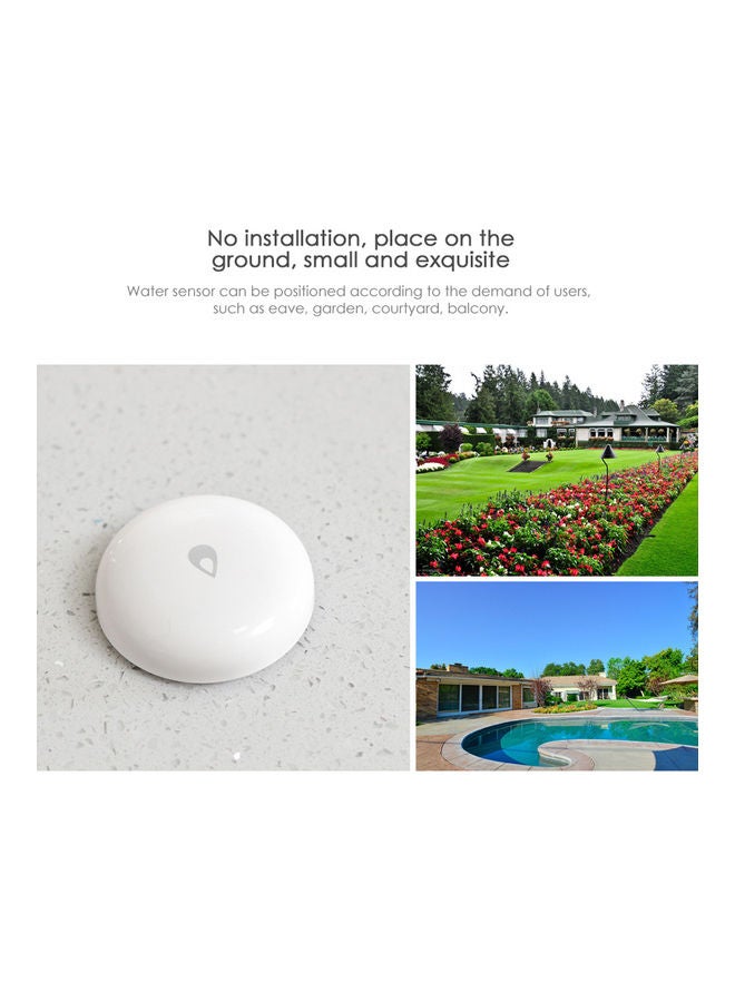 Aqara - IP67 Water Immersing Sensor Soaking Leakage Alarm White - Image 1