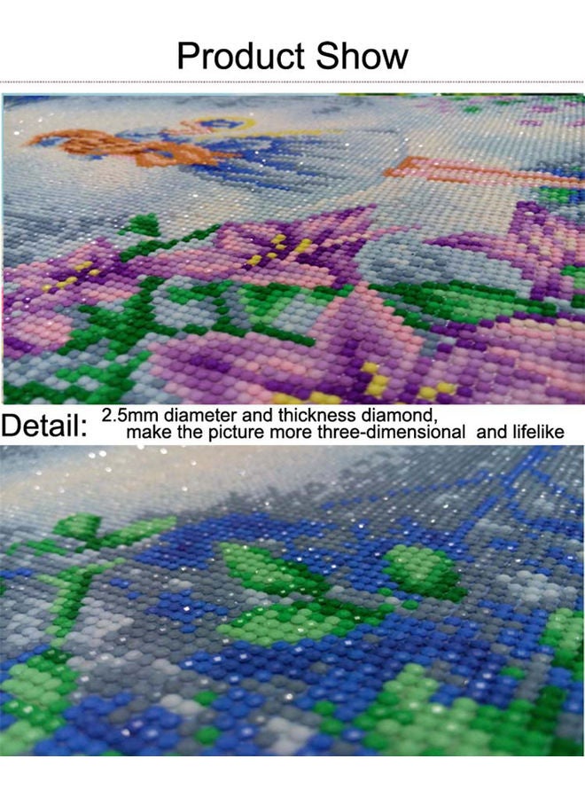 Decorative DIY 5D Diamond Painting Set Multicolour - Image 3