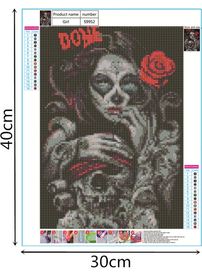Decorative DIY 5D Diamond Painting Set Multicolour - Image 2