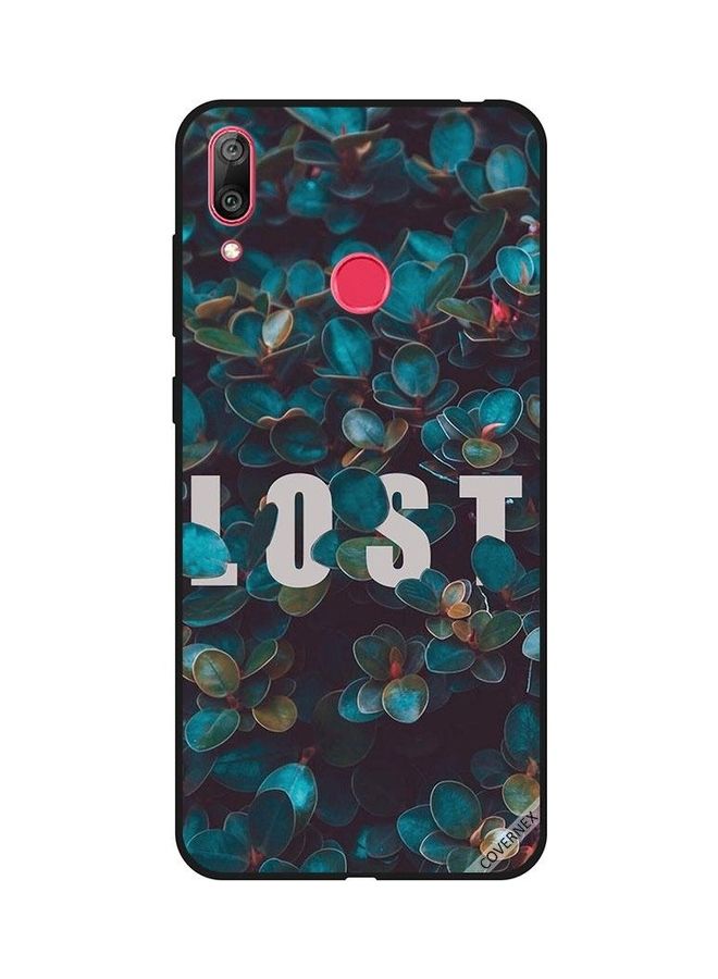 Covernex Huawei Y7 Prime 2019 Protective Case Cover Printed Featuring Lost In Leaves DESIGN_0178 - Image 1