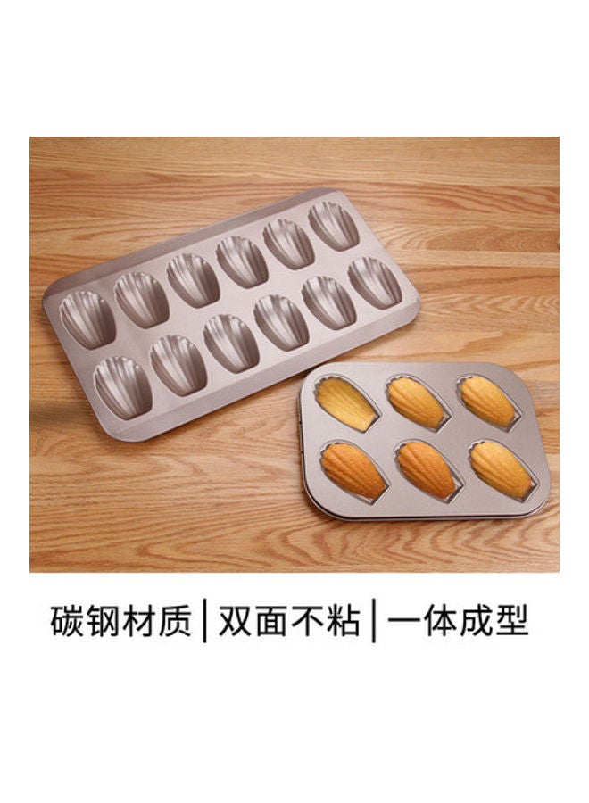 صينية خبز مانعة للالتصاق من الفولاذ الكربوني ذهبي