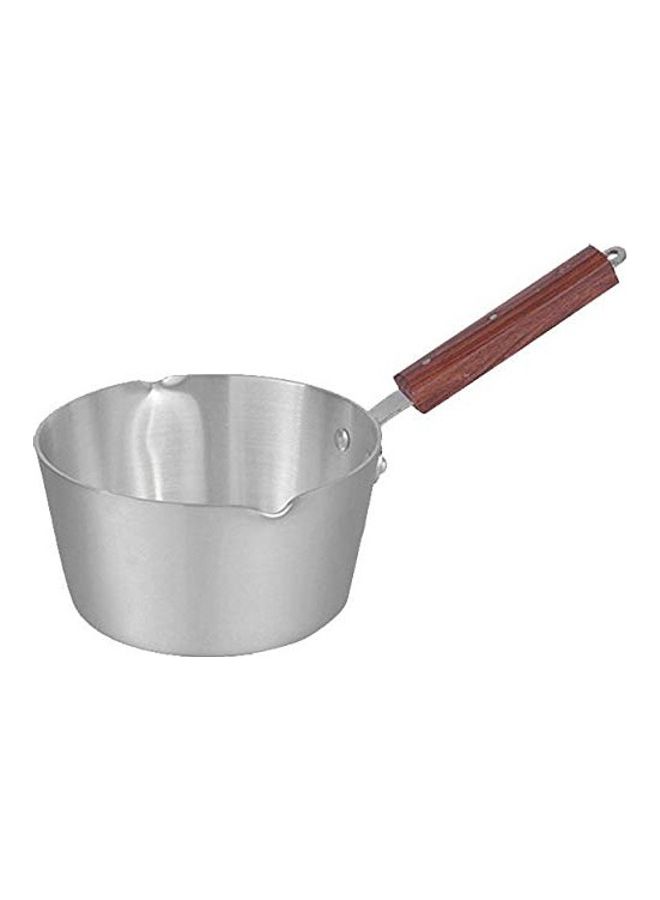 Milk Pan With Wooden Handle Metal 2.5Liters 