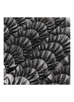SHIDISHANGPIN 16 Pairs 3D Fake Eyelashes Black  - Image 4