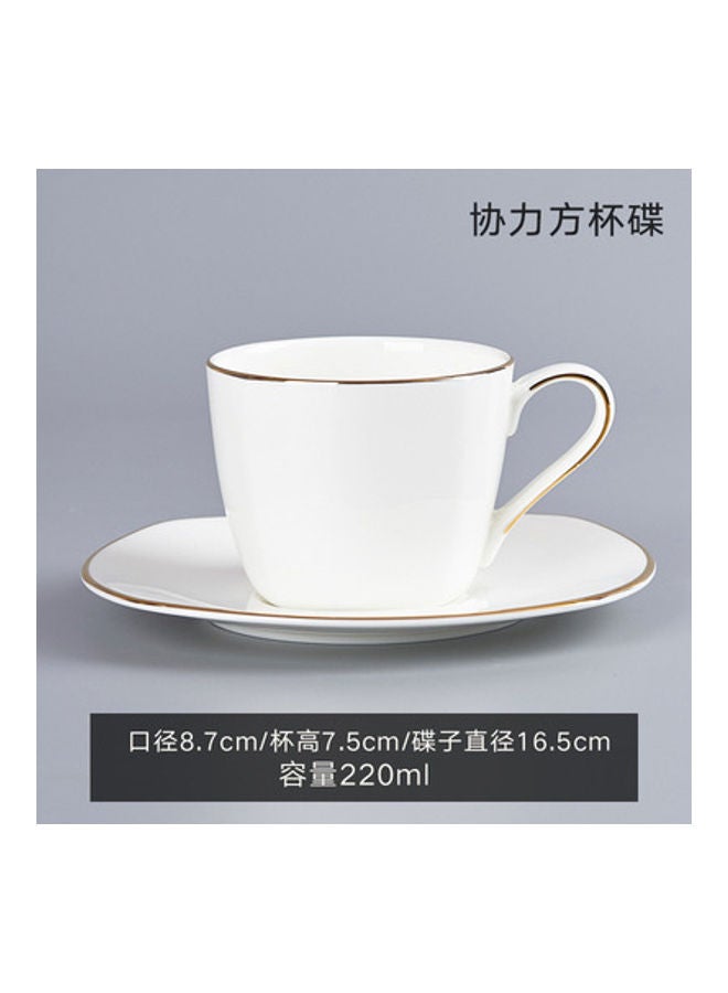 Coffee Cup And Saucer Set White - v1629721153/N50343448A_1