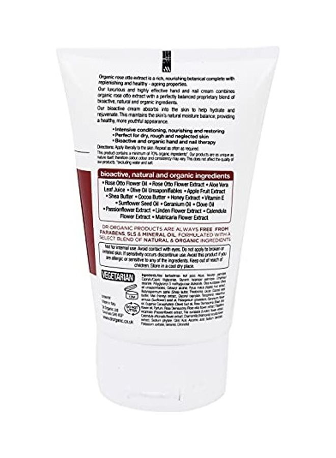dr.organic Rose Hand And Nail Cream Multicolour 125ml  - Image 4
