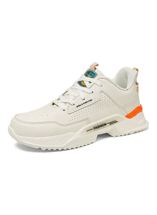 Men's Stylish Running Shoes Beige - Image 1