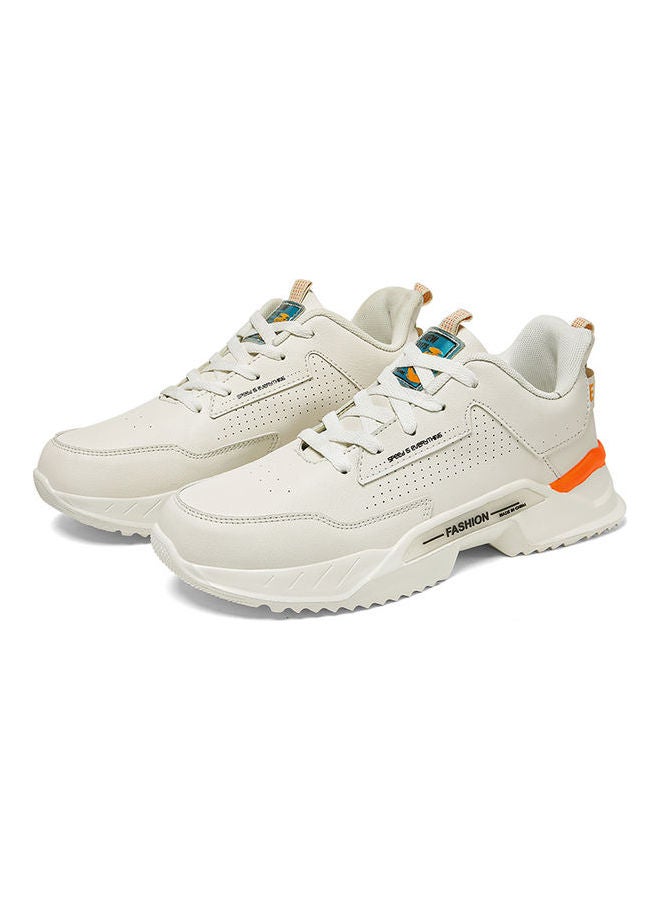 Men's Stylish Running Shoes Beige - Image 3