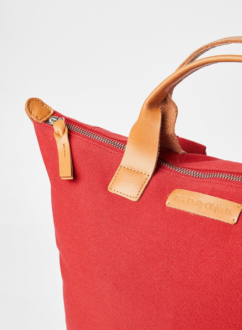 DailyObjects Basic Pilot Backpack Red  - Image 3