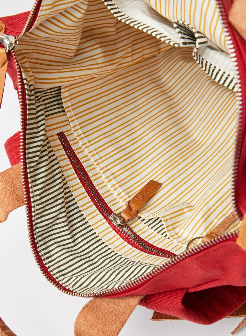 DailyObjects Basic Pilot Backpack Red  - Image 4