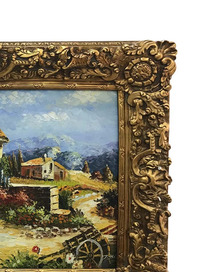 AL MASAH CRYSTAL - Decorative Picture Frame Gold 120x90cm - Image 1