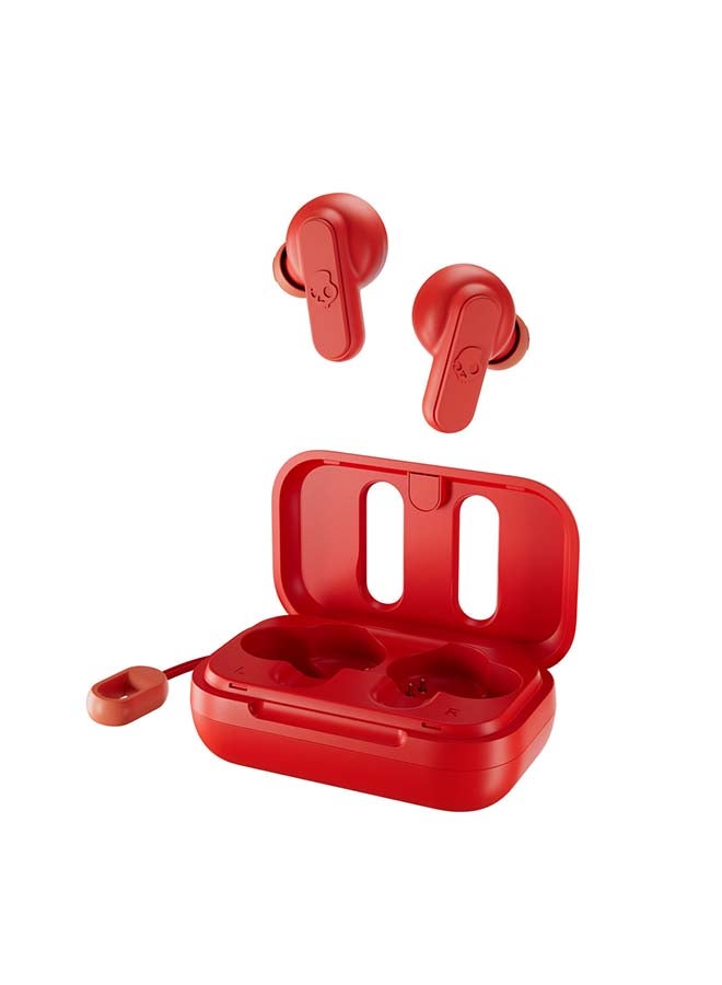 Dime True Wireless In-Ear Earbuds with Charging Case Golden Red