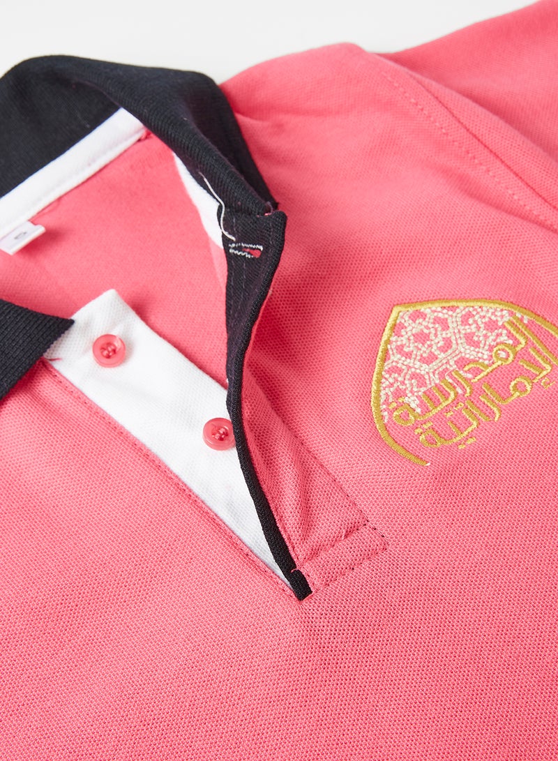 Emirates Industries Polo School Uniform Magenta/Black  - Image 3