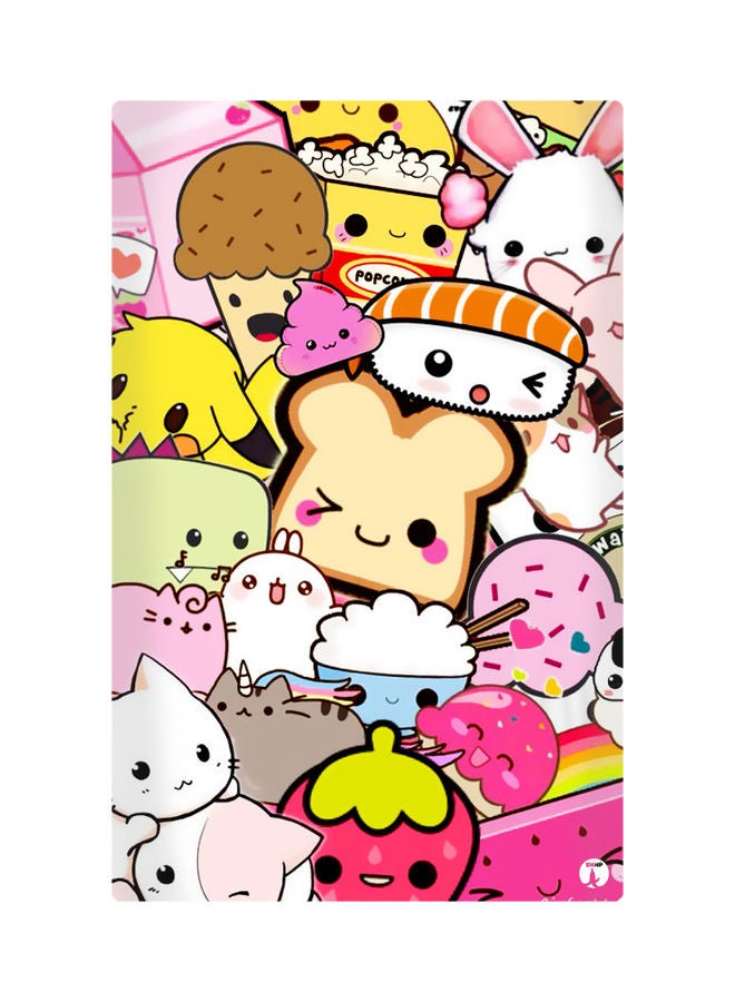 مغناطيس لتزيين الثلاجة مزين بطبعات متعدد الألوان 8.5سم