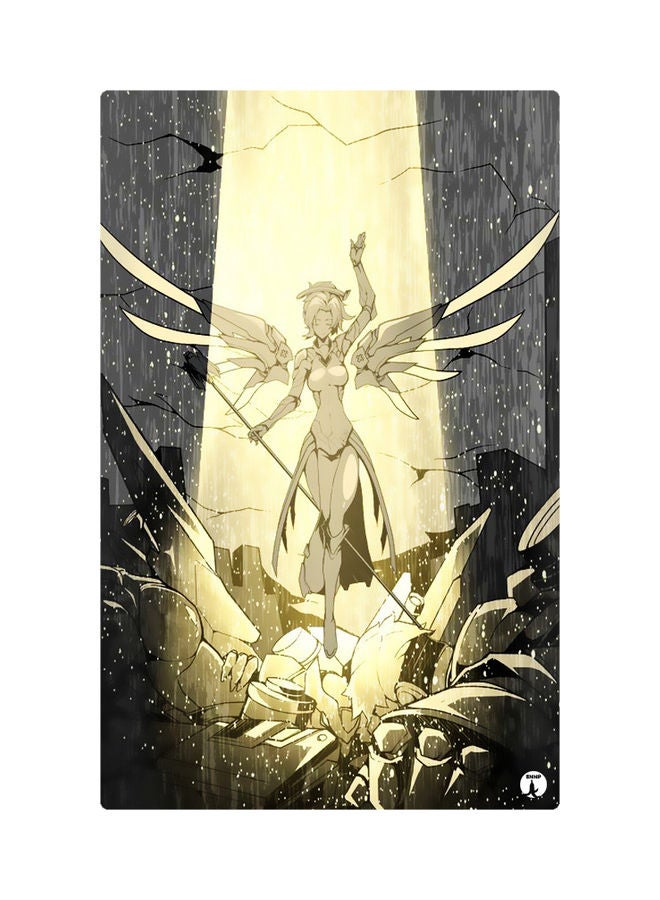 مغناطيس لتزيين الثلاجة مزين بطبعات متعدد الألوان 8.5سم