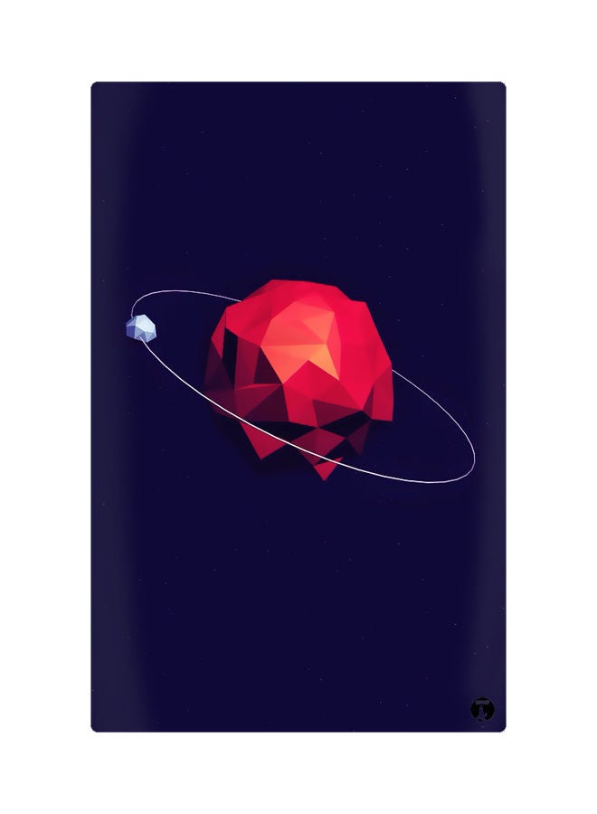 BP Printed Fridge Magnet Blue/Red 8.5x0.4x5.5cm