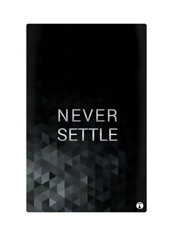 Printed Fridge Magnet White/Black 8.5x0.4x5.5cm