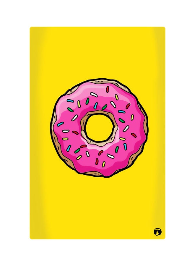 BP Printed Fridge Magnet Yellow/Pink 8.5x0.4x5.5cm